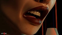 Giantess Enjoying Watching Tiny People Fuck Then Vore Animation