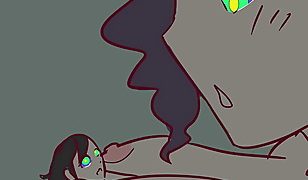 Gorgeous Giantess Gooey Gluttony: Obsessed Odalisque Overpowers and Orgasms Thirsty Vixen in Woods