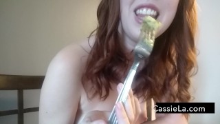 POV Of Giantess Chewing, Digesting and Farting out Her Meals